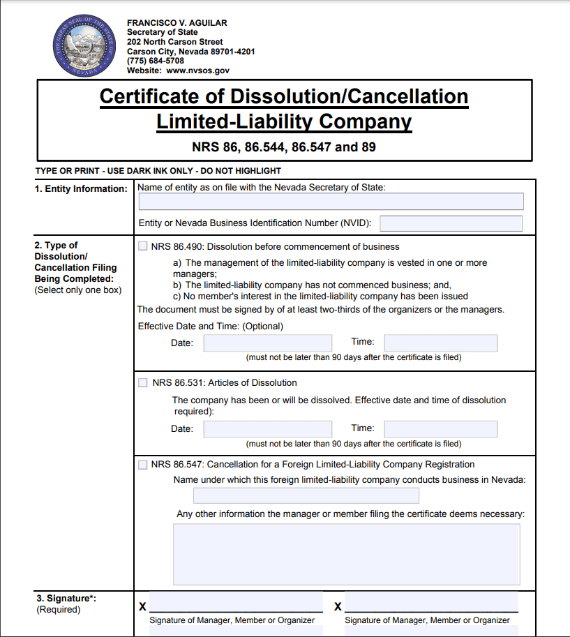 how-to-dissolve-an-llc-in-nevada-2024-guide